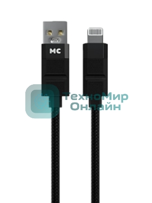 Дата-кабель MORE CHOICE (4620202554826) K87i 2м USB 2.4A для Lightning - 2м, черный