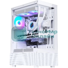 Компьютерный корпус AeroCool/Formula Crystal Z1 белый без БП ATX 2xUSB 2.0 1xUSB 3.0 audio bott PSU