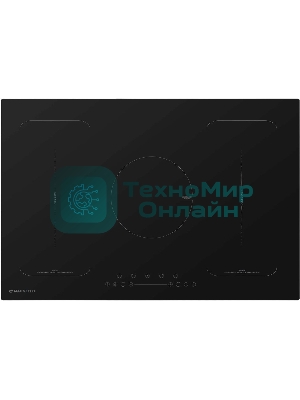 Индукционная варочная панель Maunfeld EVI.775-FL2-BK, конфорок: 5 шт., стеклокерамика, независимая, черный