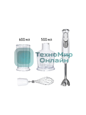 Блендер погружной JVC JK-HB5122 1200 Вт, 2 скорости, 5 уровней мощности