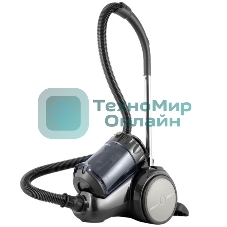 Пылесос Centek CT-2524 черный/серый, 420/2300 Вт, уборка сухая, пылесборник контейнер 2 л