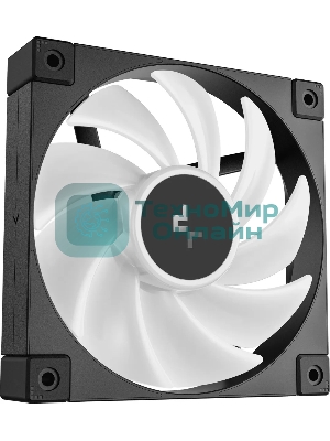 Вентилятор для корпуса DEEPCOOL FD12 черный, 120 мм, 2050 об/мин, 26.9 дБ, 4 pin