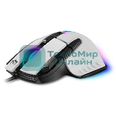 Мышь проводная SVEN RX-G990 белый, 12400 dpi, USB, кнопки - 9