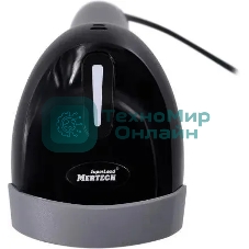 Сканер штрих-кода ручной Mertech 1300 P2D 1D/2D имидж, проводной, 100 скан/сек, USB-HID; USB-COM - эмуляция, черный