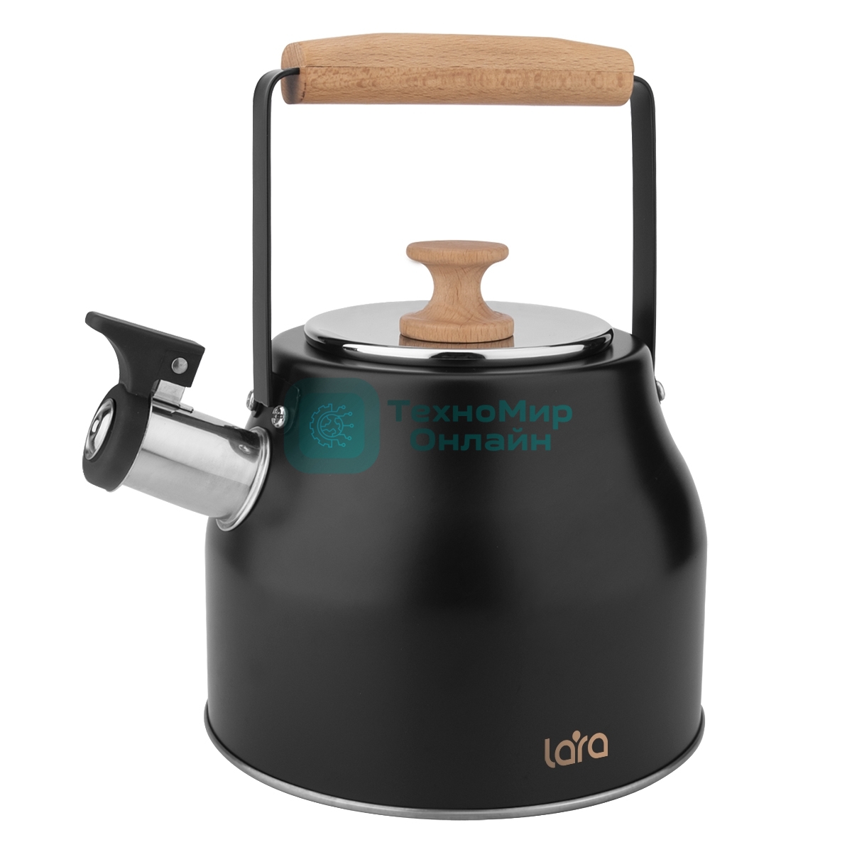 Чайник для плиты LARA LR00-87 2,3 л нержавеющая сталь