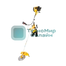 Триммер бензиновый Denzel DGT-520, 52см3, 3 л.с., неразъемная штанга, состоит из 2 частей