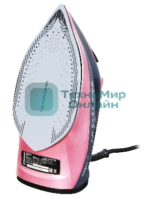 Утюг Hyundai H-SI01623 2400 Вт черный/розовый