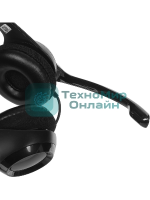 Гарнитура проводная Logitech Headset H390 USB черный