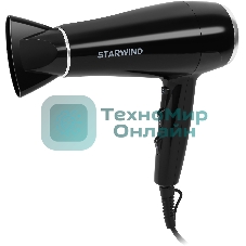 Фен Starwind SHD 7080 черный/хром, 2200 Вт, ионизация
