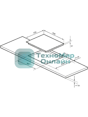 Индукционная варочная панель LEX EVI 641C IV слоновая кость