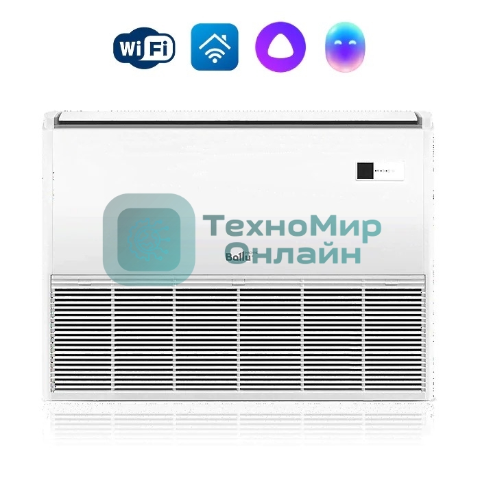 Внутренний блок напольно-потолочной сплит-системы Ballu BLC_CF/in-18HN1_21Y 18000 BTU, 55 м², 32 дБ, охлаждение, обогрев, осушение, белый