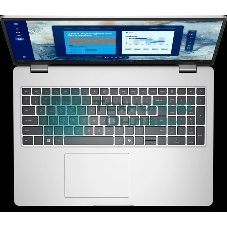 Ноутбук DELL 16 Pro Ultra 5 235U 16” 16:10 FHD+ (1920 x 1200),60Hz,IPS,Non-Touch, AGl,300 nit,16GB DDR5,1TB SSD Intel graphics,Backlit,2y,Linux,1,9kgKB Eng