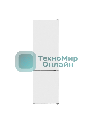 Холодильник Maunfeld MFF200NFSTWE белый двухкамерный 260/96л морозилка снизу, No Frost