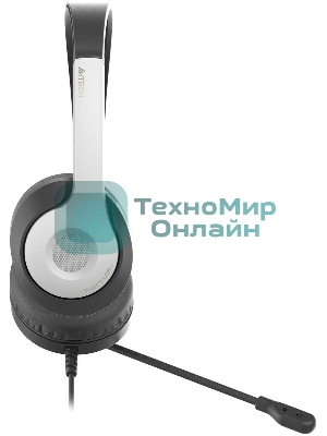 Гарнитура A4Tech Fstyler FH100U белый/черный, проводная