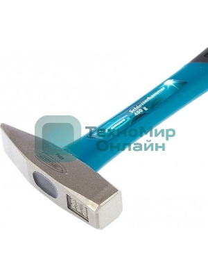 Молоток слесарный Gross 10274 400 г, квадратный боек, фибергласовая обрезиненная рукоятка