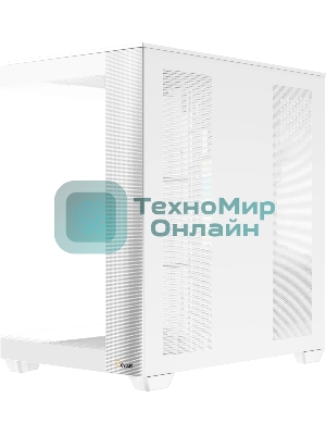 Корпус Ocypus Delta C74 ARGB White, Midi-Tower, белый, 2 x 120 мм