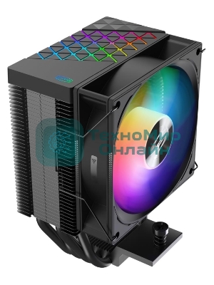 Кулер PCCooler R400 ARGb черный 92мм алюминий+медь 2200r m 30db 4-pin 180W 133мм