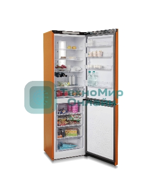 Холодильник Бирюса Б-T980NF оранжевый двухкамерный 240/130 л морозильник снизу, No Frost