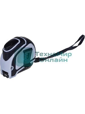 Рулетка Matrix Autostop, 3 м х 16 мм двухкомпонентный корпус