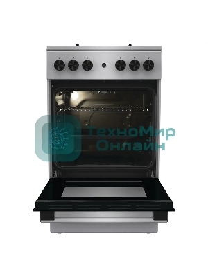 Плита газовая Gorenje GGI5A21XJ серебристый, конфорок 4 газовых, духовка 61 л, 50 см x 85 см x 59.4 см