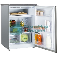 Холодильник Бирюса M508 металлик однокамерный 116/34л морозилка сверху