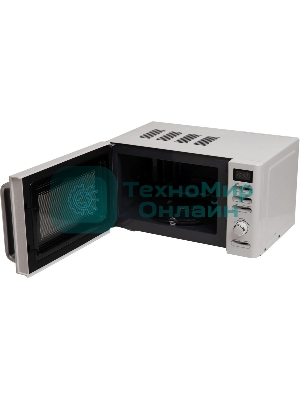 Микроволновая печь Oasis MW-80EW белый, 20 л, 800 Вт, переключатели - сенсор, поворотный механизм