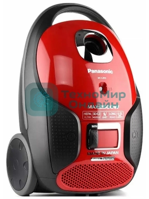 Пылесос Panasonic MC-CJ919R красный, 2500 Вт, уборка сухая, пылесборник мешок 6 л
