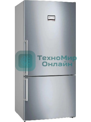 Холодильник Bosch KGN86AI32U серебристый двухкамерный 479/140л морозилка снизу