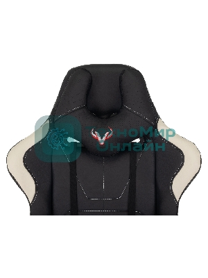 Кресло Бюрократ VIKING 5 AERO WHITE черный/белый, экокожа, 120 кг, механизм качания