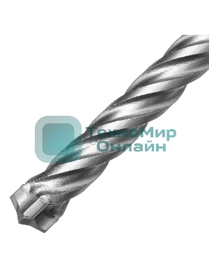 Бур по бетону Denzel цельная крестовая пластина, 12x215 мм, SDS PLUS