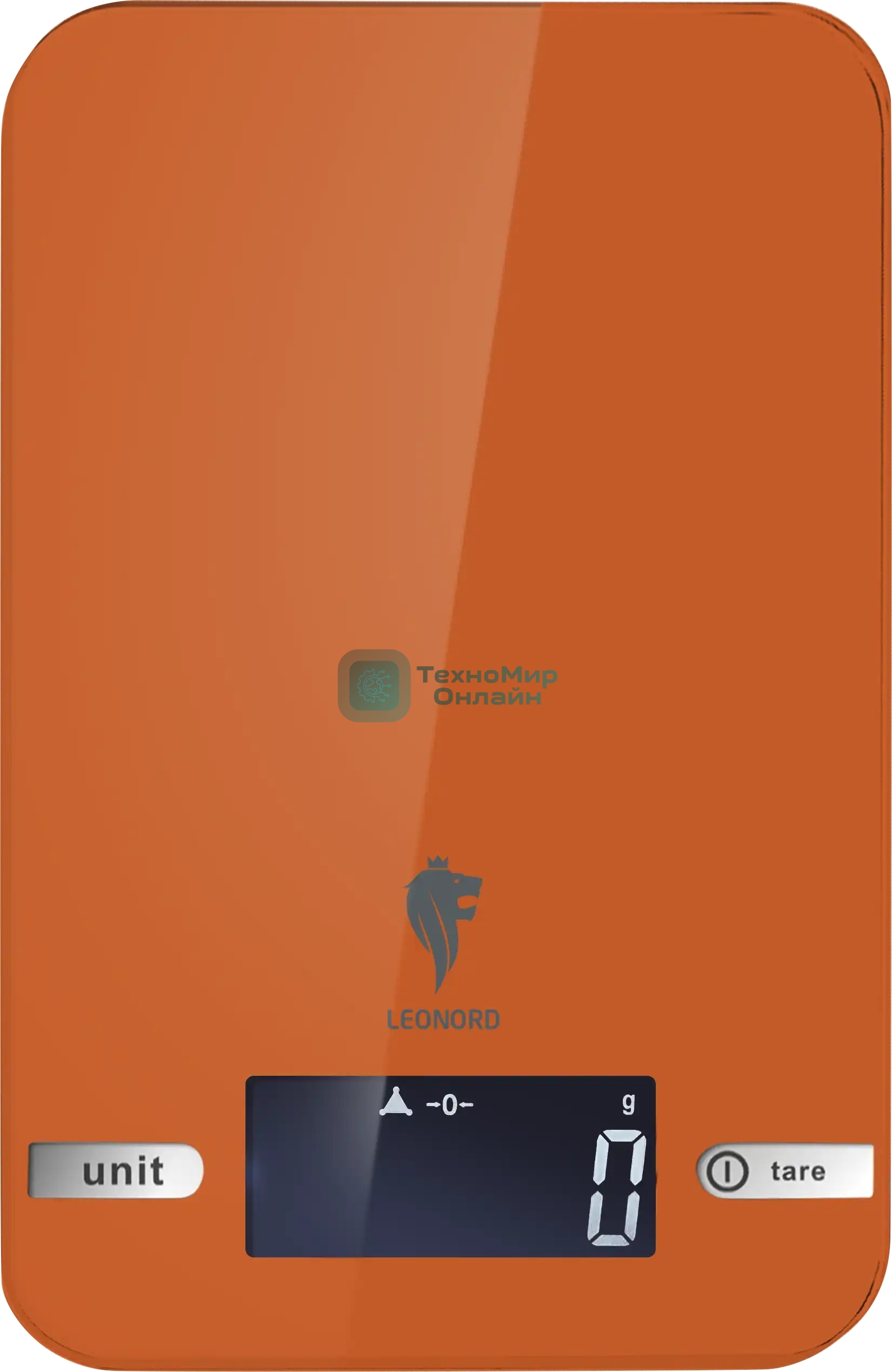 Весы кухонные электронные LEONORD LE-17703, оранжевый