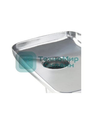 Мясорубка электрическая Galaxy GL 2411 белый, 1200 Вт, 1.3 кг/мин, реверс, защита от перегрузки, металлический лоток, насадки - 5