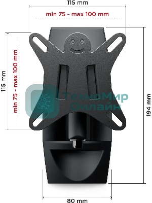 Кронштейн для телевизора Holder LCDS-5004 металлик, 10