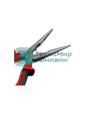 Длинногубцы прямые Matrix 17311, 200 мм, хром-ванадий, двухкомпонентные рукоятки