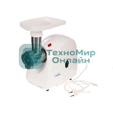 Мясорубка электрическая Аксион М31.04 белый, 1500 Вт, 1.7 кг/мин, реверс, защита от перегрузки, насадки - 4