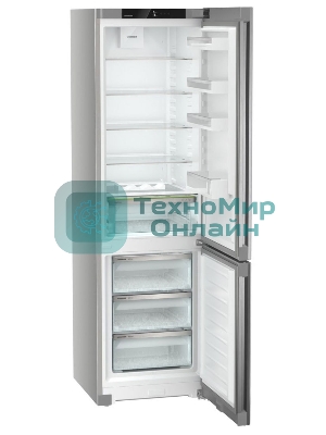 Холодильник Liebherr Pure CNsdc 5703-22 001 серебристый SmartSteel двухкамерный 266/94л морозилка снизу