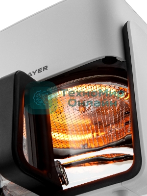 Аэрогриль Brayer 2046BR белый, 1300 Вт, 4.2 л, сенсор, 5 программ