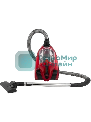 Пылесос Starwind SCV2081 красный/черный, 350/2000 Вт, уборка сухая, пылесборник контейнер 3.5 л