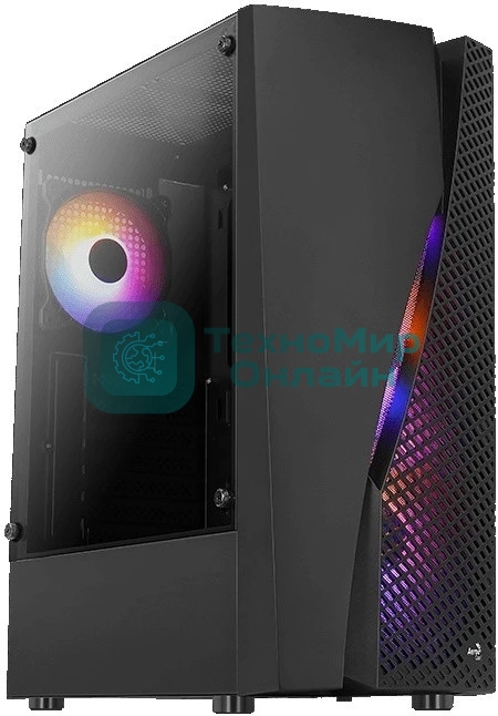 Компьютерный корпус Aerocool/Formula Wave-G-BK-v2 черный без БП mATX 3x120mm 1xUSB2.0 2xUSB3.0 audio