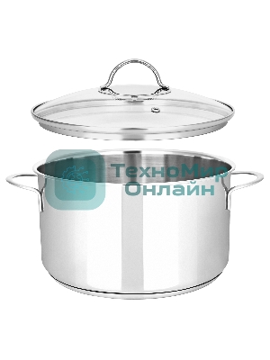 Кастрюля APPETITE SH05193 pretty 1,9 лиз нержавеющей стали 1,9 л, стеклянная крышка с ободком и пароотводом, диаметр 16см