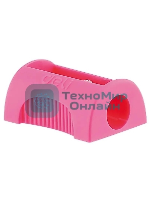 Точилка для карандашей ручная Deli E0594, 1 отверстие, пластик, ассорти, туба