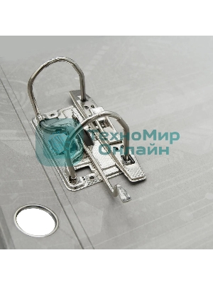 Папка-регистратор Silwerhof 2013375 A4 50мм, ПВХ/бумага бордовый, металлическая окантовка, сборная (упаковка: 2шт)