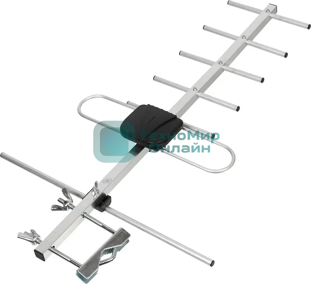 Антенна телевизионная Hyundai H-TAE120 11дБ пассивная серебристый