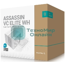 Устройство охлаждения(кулер) Deepcool Assassin VC Elite Wh Soc-AM5/AM4/1200/2066/1700/1851 белый 4-pin 22.6-29.3dB Al+Cu 300W 1772gr Ret (R-ASN4-WHNVNN-GJD)