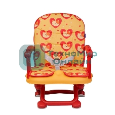 Стульчик для кормления BQ BCH012 Cat in a heart. Стульчик-бустер BQ BCH012. Гипоалергенные безопасные материалы/Съемный чехол из экокожи. Удобный, устойчив к загрязнению и легко моется/Съемная столешница/Безопасность малыша: устойчивая конструкция, нескользящие ножки, надежная фиксация на стуле, разделитель для ног для дополнительной фиксации/4 уровня высоты/Благодаря своей компактности, легкой сборке и наплечной лямке его можно брать с собой на природу, в гости или путешествие
