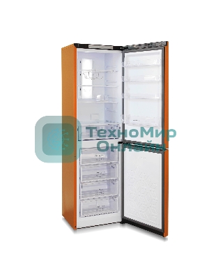 Холодильник Бирюса Б-T980NF оранжевый двухкамерный 240/130 л морозильник снизу, No Frost