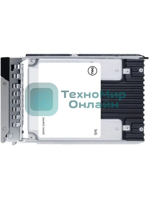 Накопитель SSD DELL 1.92TB SSD up to SAS 24Gbps ISE RI 512e 2.5in Hot-Plug 1WPD, Customer Kit