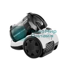 Пылесос Centek CT-2528 белый/черный, 350/2000 Вт, уборка сухая, пылесборник циклонный фильтр, 1.5 л