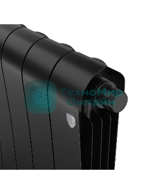 Радиатор биметаллический Royal Thermo Infinity 500 Noir Sable VR80 - 6 секц.