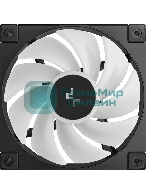 Вентилятор для корпуса DEEPCOOL FD12 черный, 120 мм, 2050 об/мин, 26.9 дБ, 4 pin